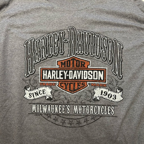 Harley Davidson Milwaukee Motorcycles Fort Worth Texas T-Shirt - Picture 4 of 6